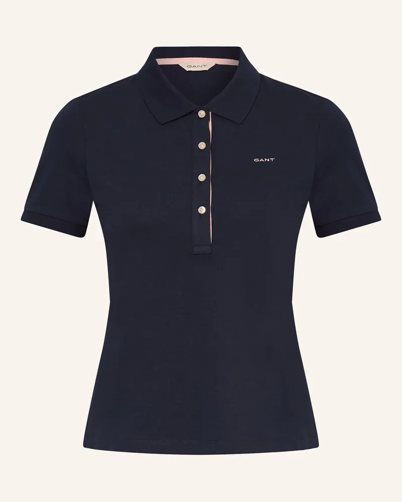 Gant Piqué-Poloshirt Dunkelblau