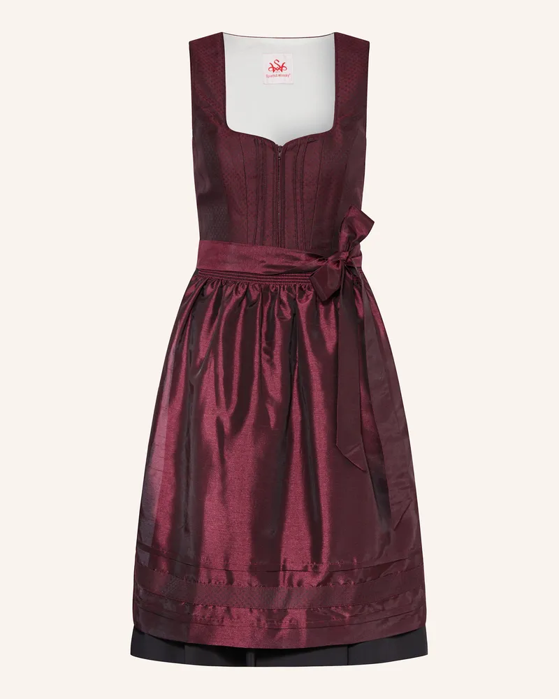 Spieth & Wensky Dirndl Fuchsia rot Dunkelrot