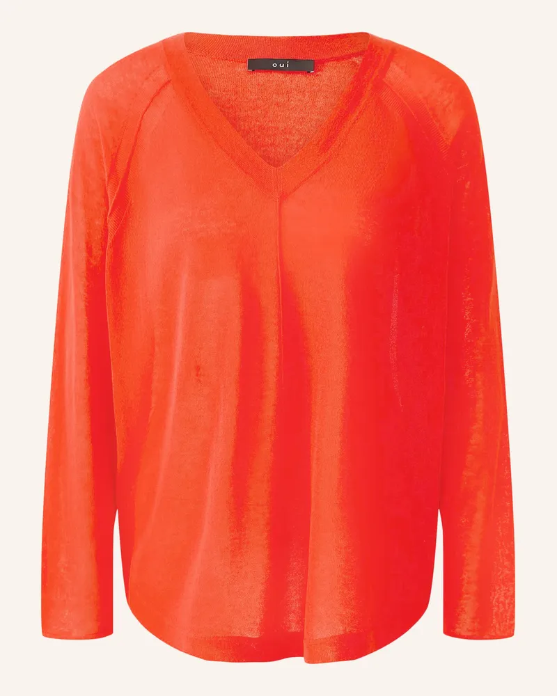 Oui  Pullover rot Rot