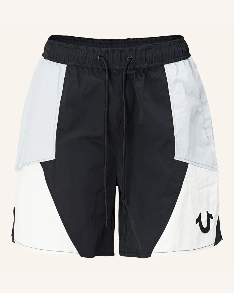 True Religion Track Short Colorblock schwarz Schwarz