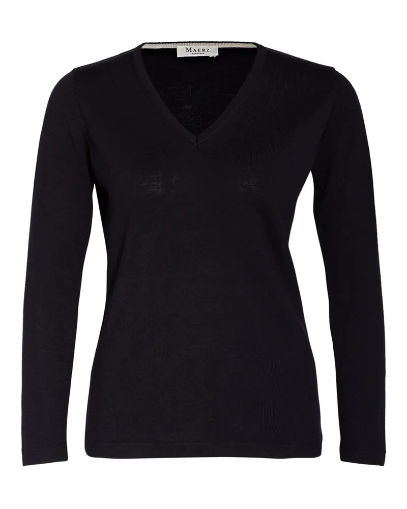 Maerz Pullover blau Dunkelblau