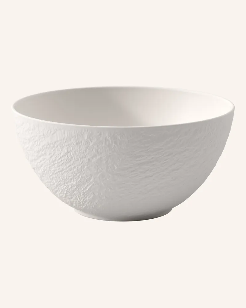 Villeroy & Boch Salatschüssel Manufacture Rock Blanc weiss Weiss