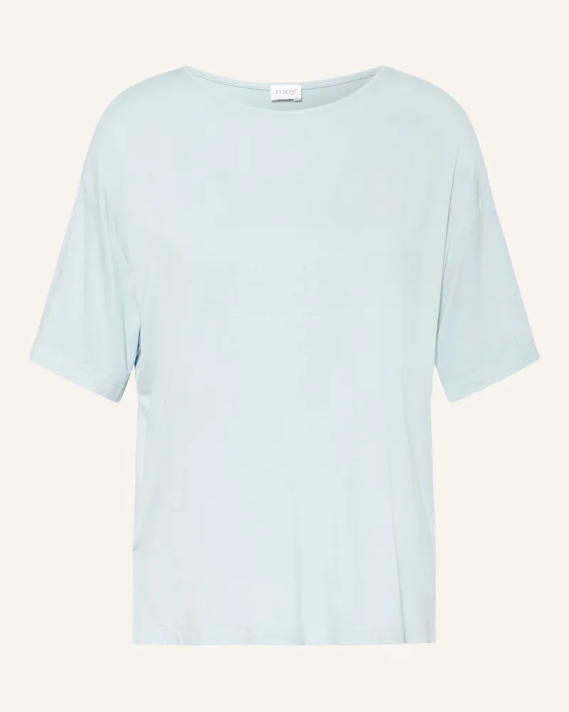 Mey Schlafshirt Serie PURE CHIC Hellblau
