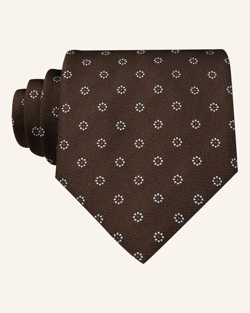 Ermenegildo Zegna Krawatte Dunkelbraun