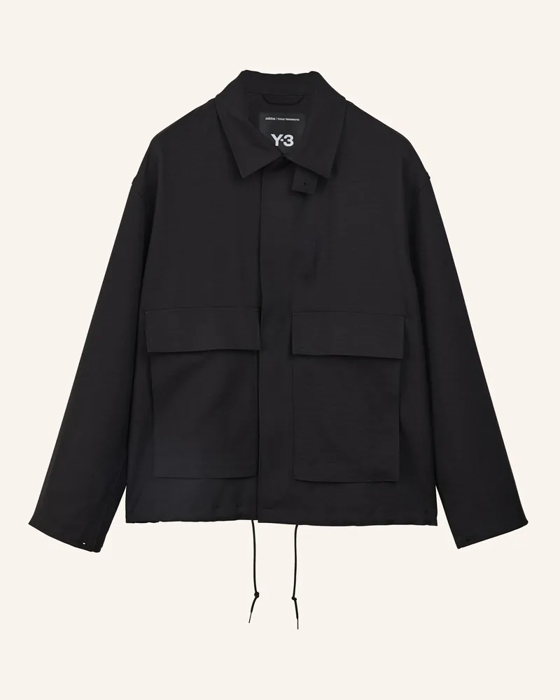 Y-3 Y-3 SPORT UNIFORM COACH JACKE Schwarz