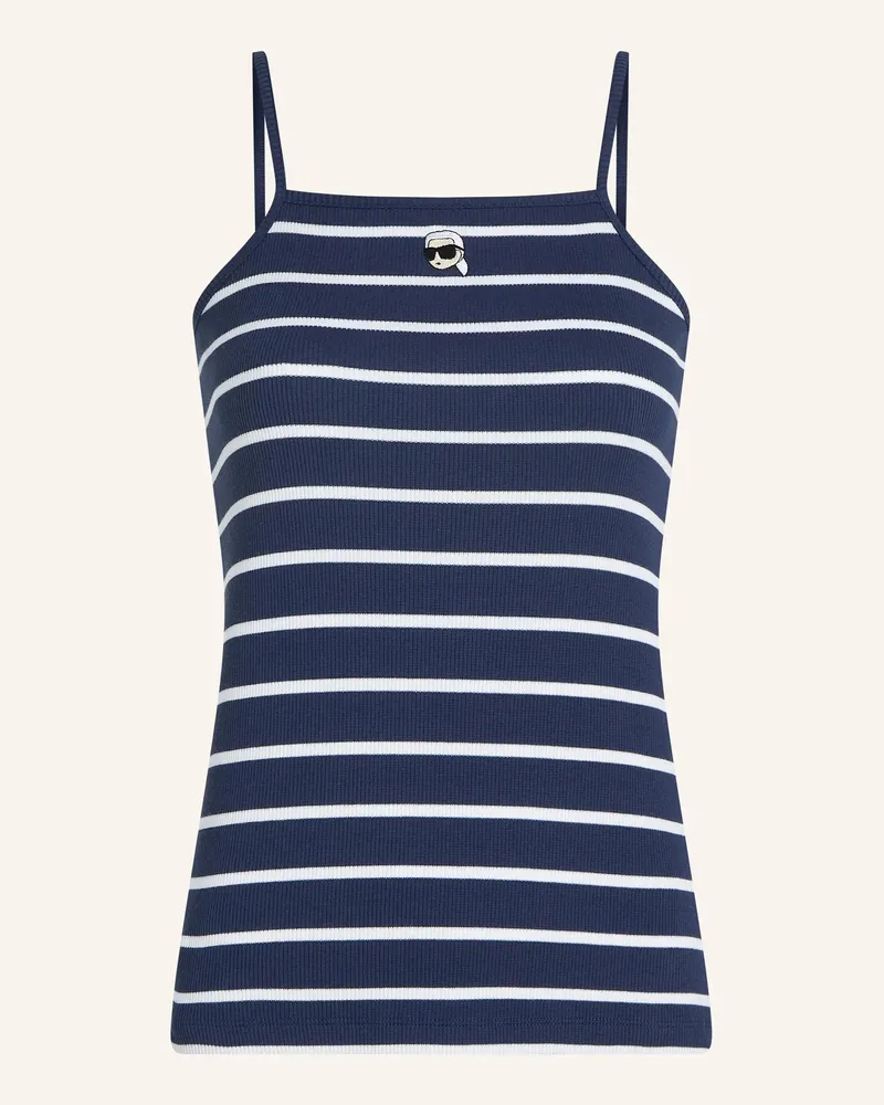 Karl Lagerfeld Unterhemd blau Dunkelblau