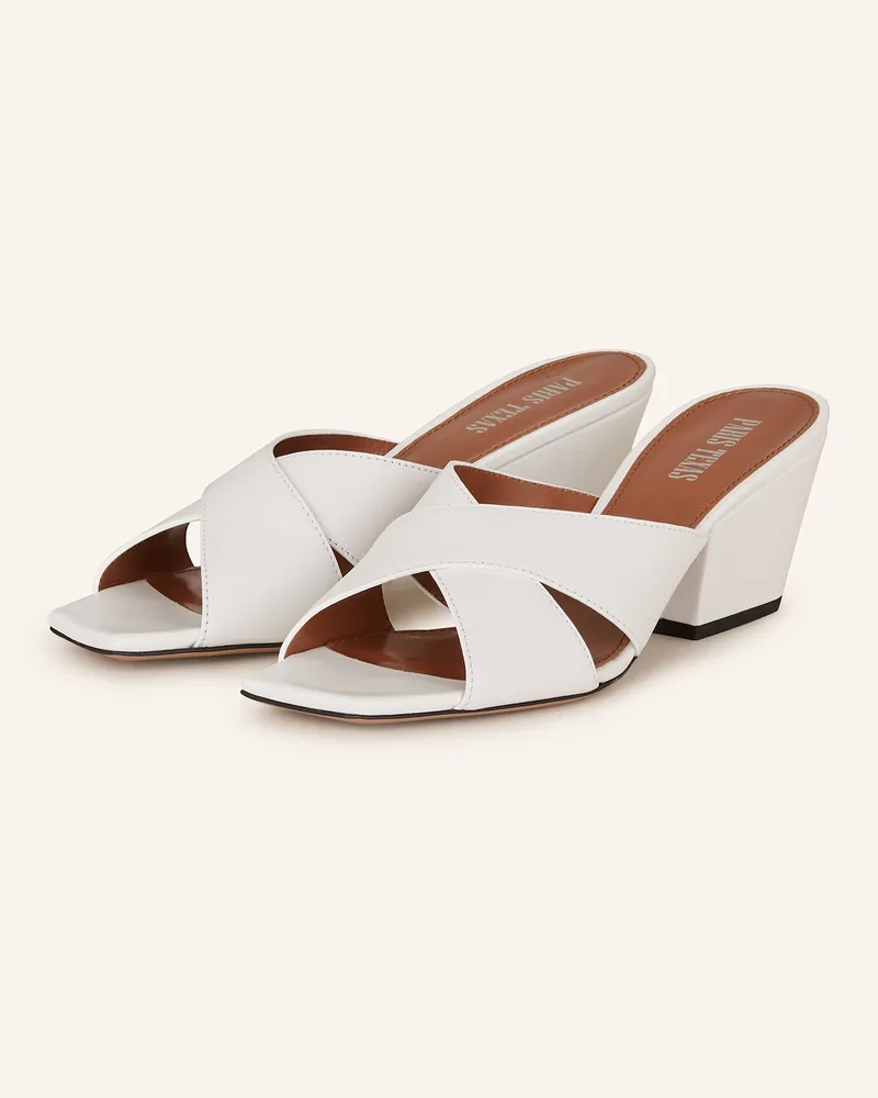 Paris Texas Mules ARIZONA Weiss