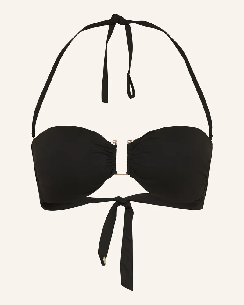 Max Mara Bandeau-Bikini-Top Amelia schwarz Schwarz