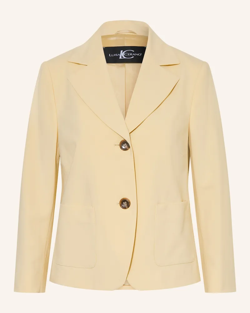 Luisa Cerano Blazer gelb Beige