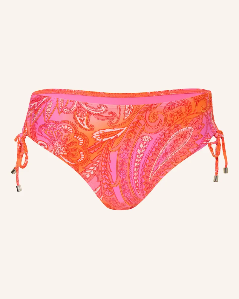 Cyell High-Waist-Bikini-Hose Paisley Breeze pink Orange