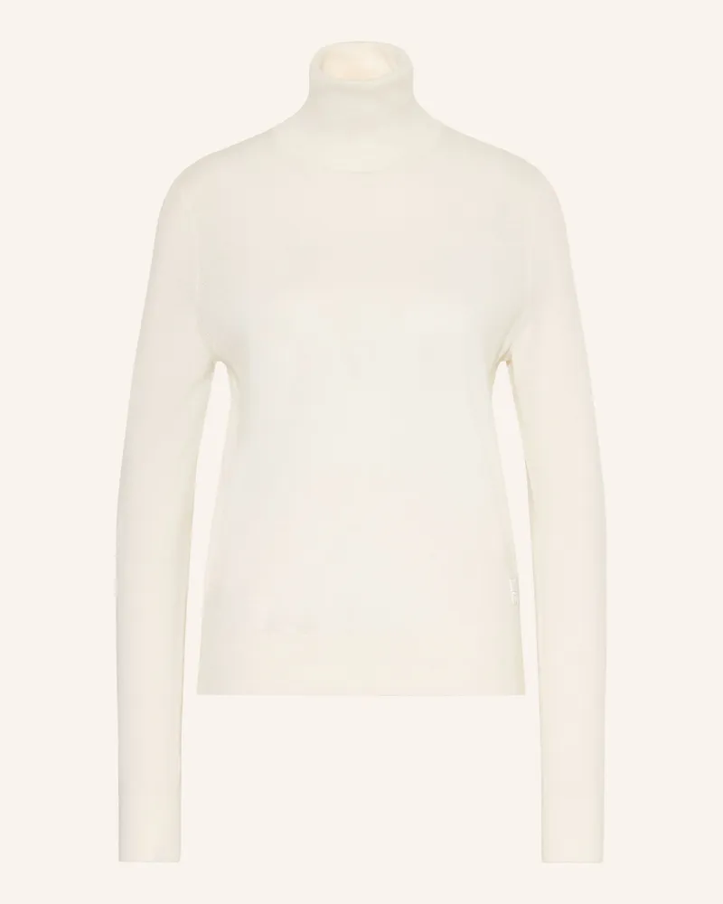 HUGO BOSS Rollkragenpullover Sedennina weiss Ecru