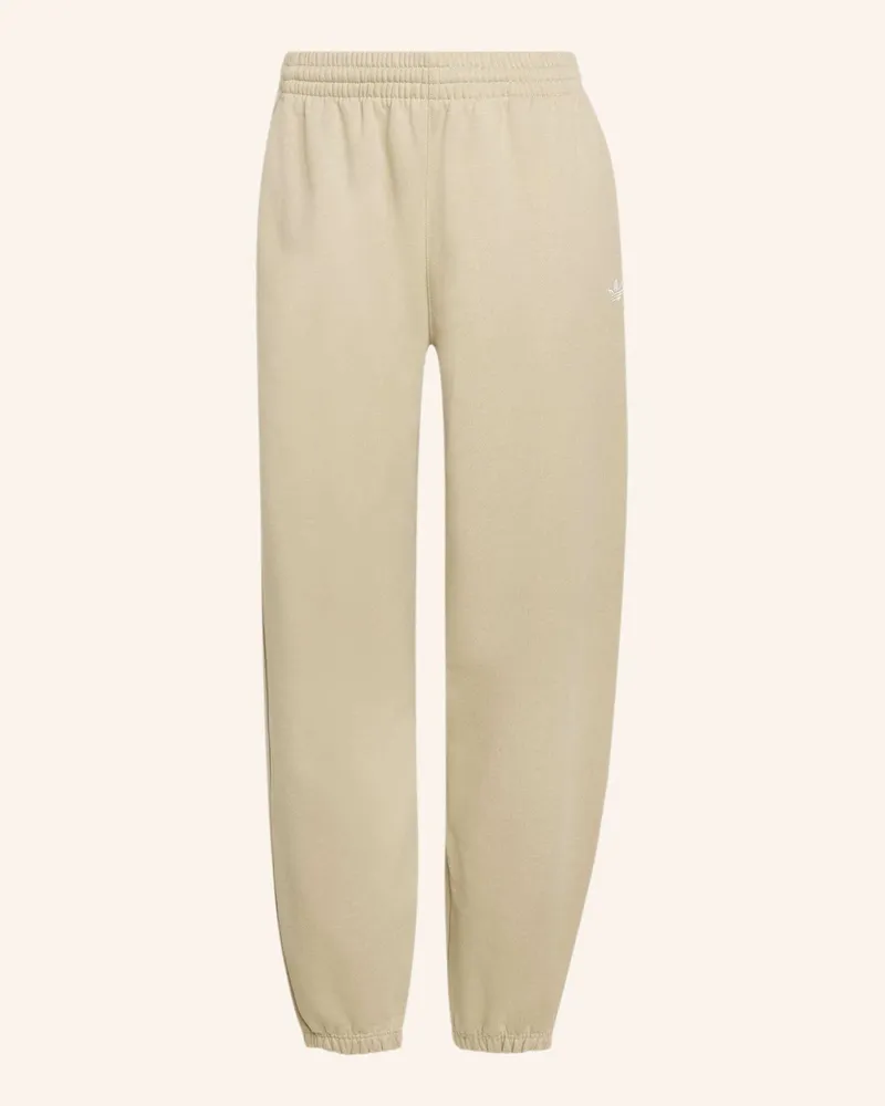 adidas Essentials Fleece-Jogginghose, Lockere Passform beige Beige