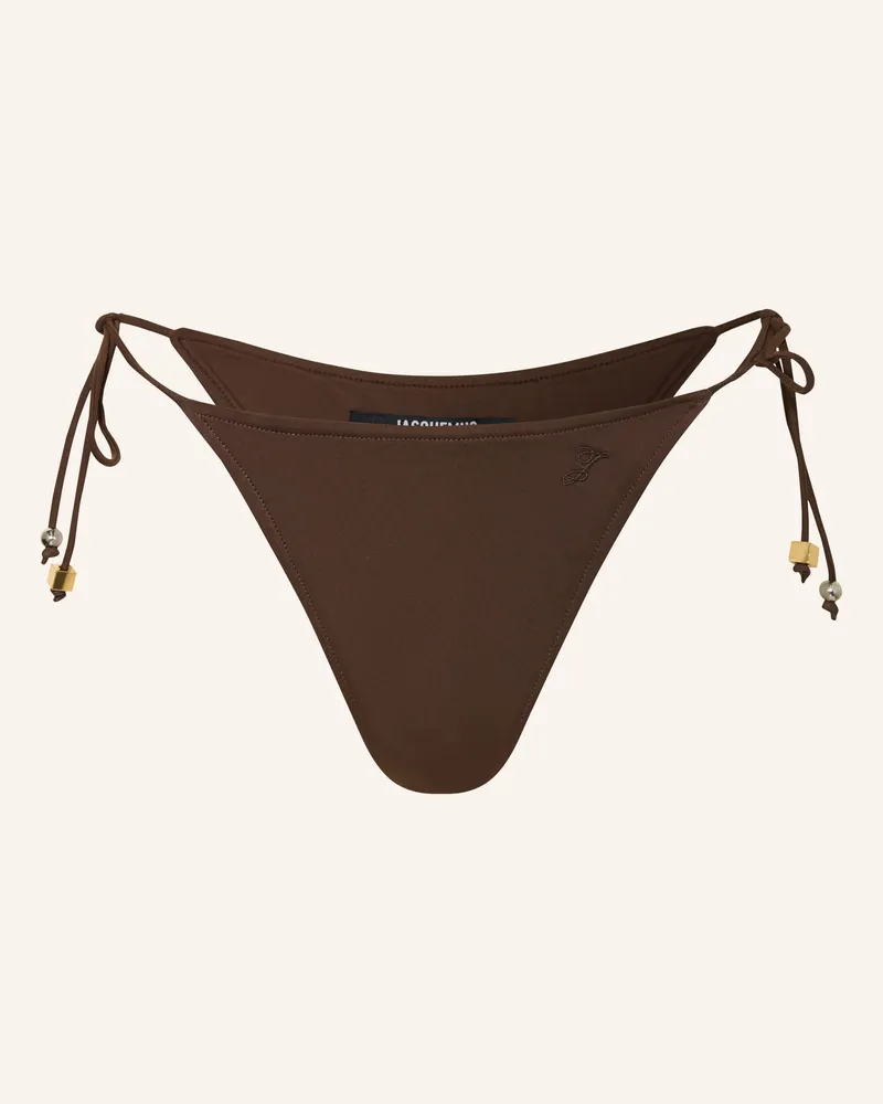 Jacquemus Triangel-Bikini-Hose Le Bas De Plage braun Dunkelbraun