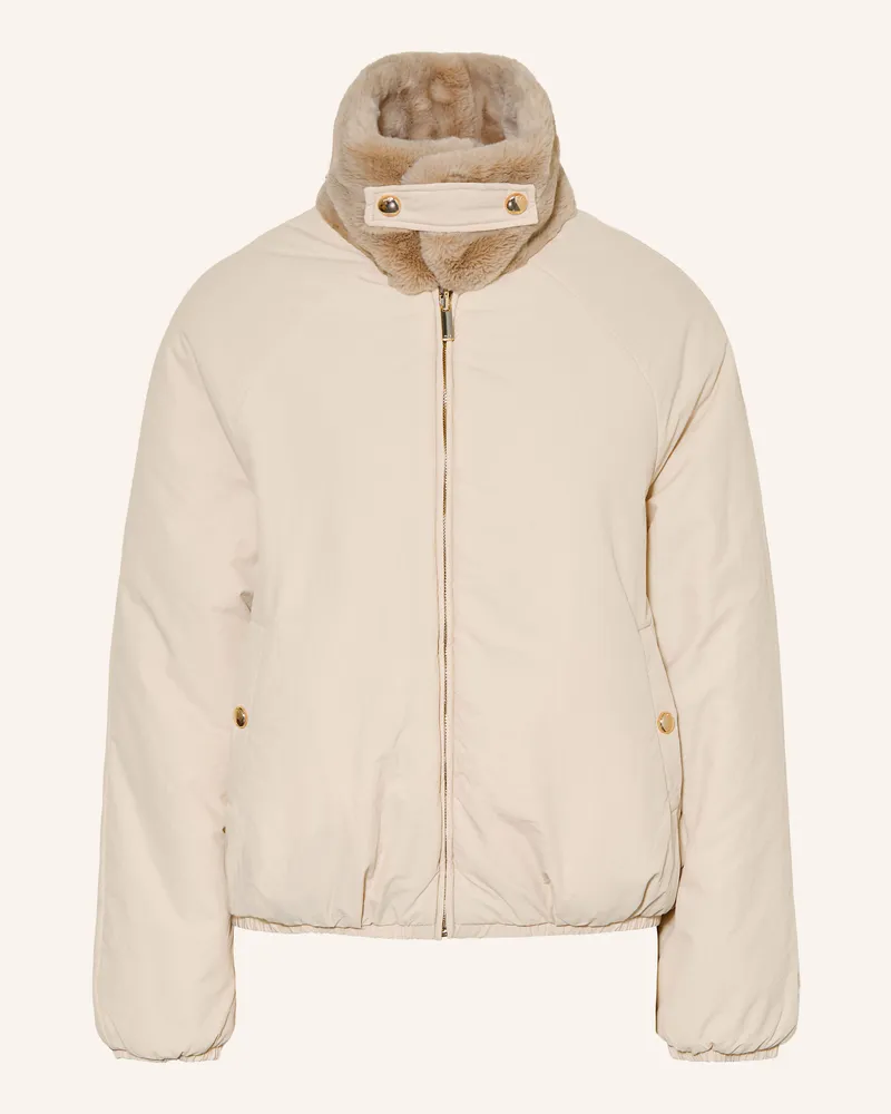 Maje Blouson Mit Kunstfell Zum Wenden beige Beige