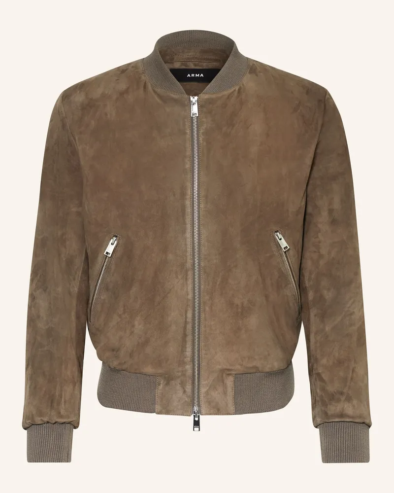 Arma Lederblouson DIDIER Braun