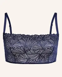 Ehrlich Textil Bustier FLUID LACE BANDEAU BRALETTE Blau