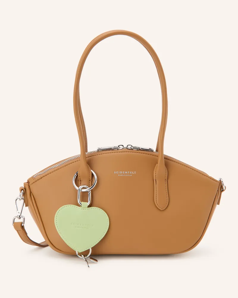 SEIDENFELT Umhängetasche Lieto beige Camel