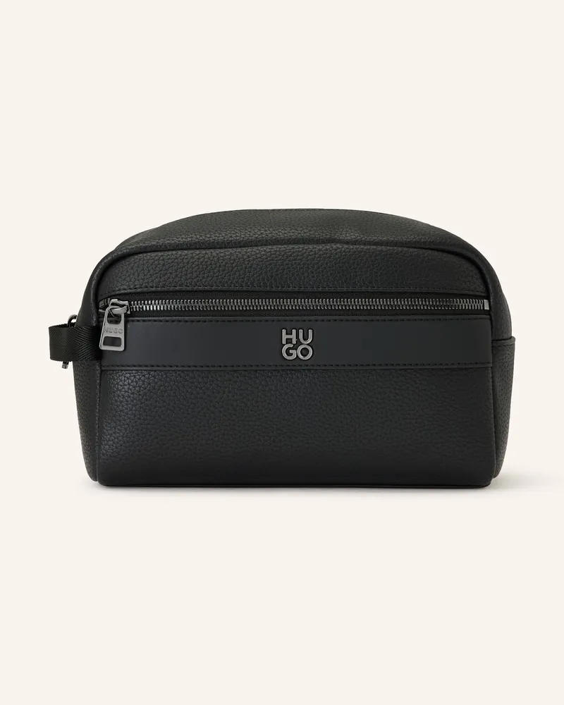 HUGO BOSS Kulturtasche Quantic schwarz Schwarz