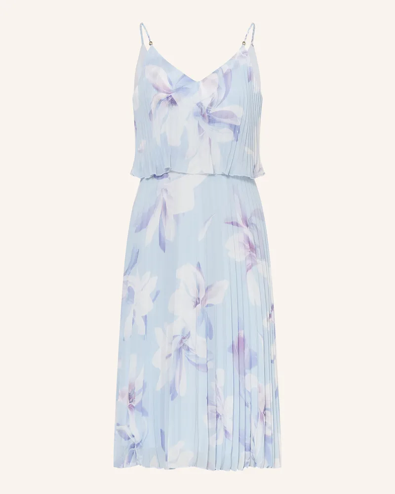 Apart Cocktailkleid mit Plissee Hellblau