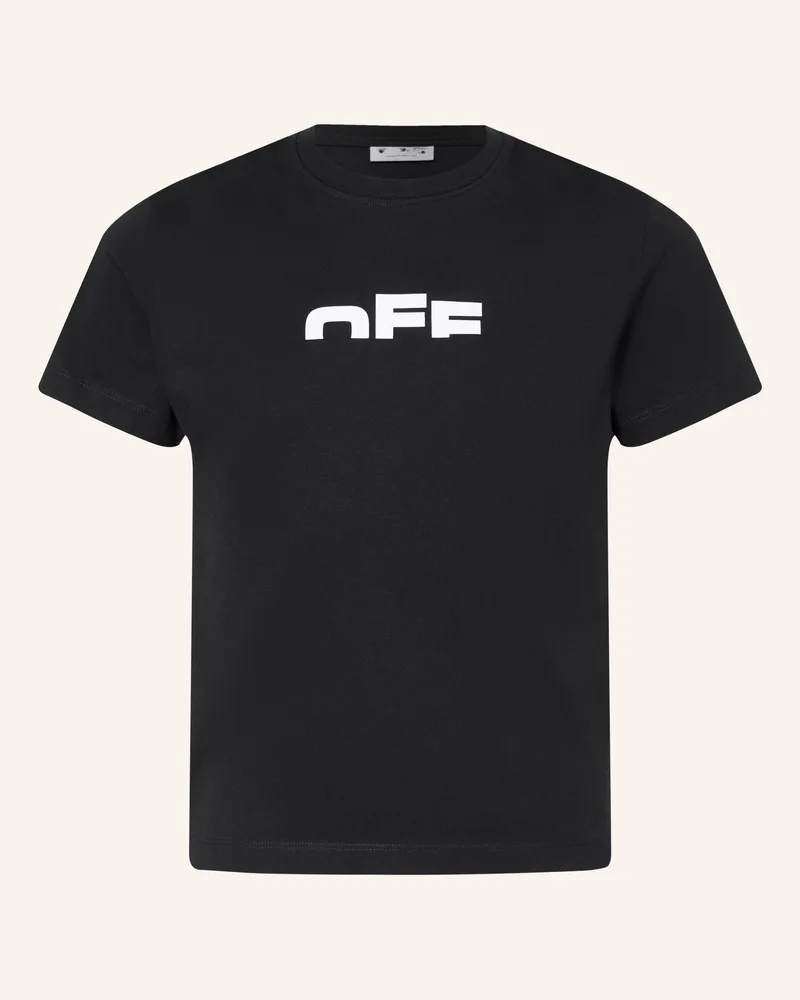 OFF-WHITE T-Shirt schwarz Schwarz