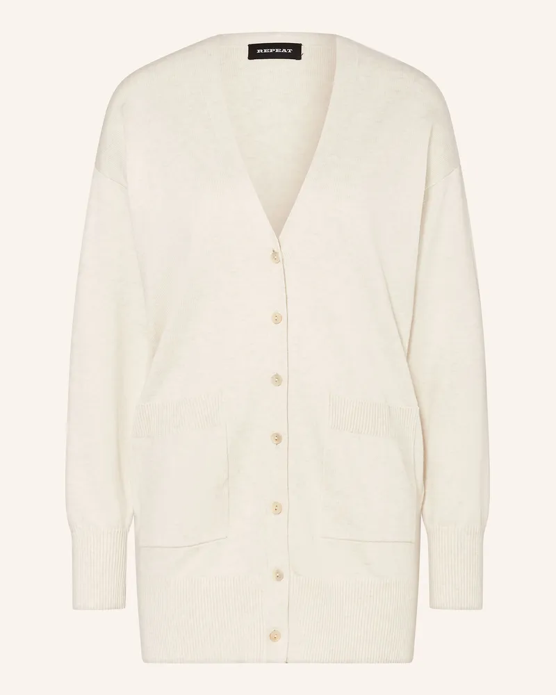 Repeat Strickjacke Creme