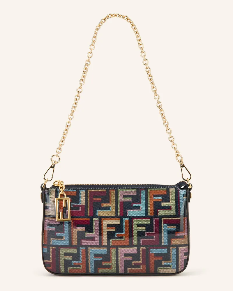 Fendi Schultertasche blau Dunkelblau