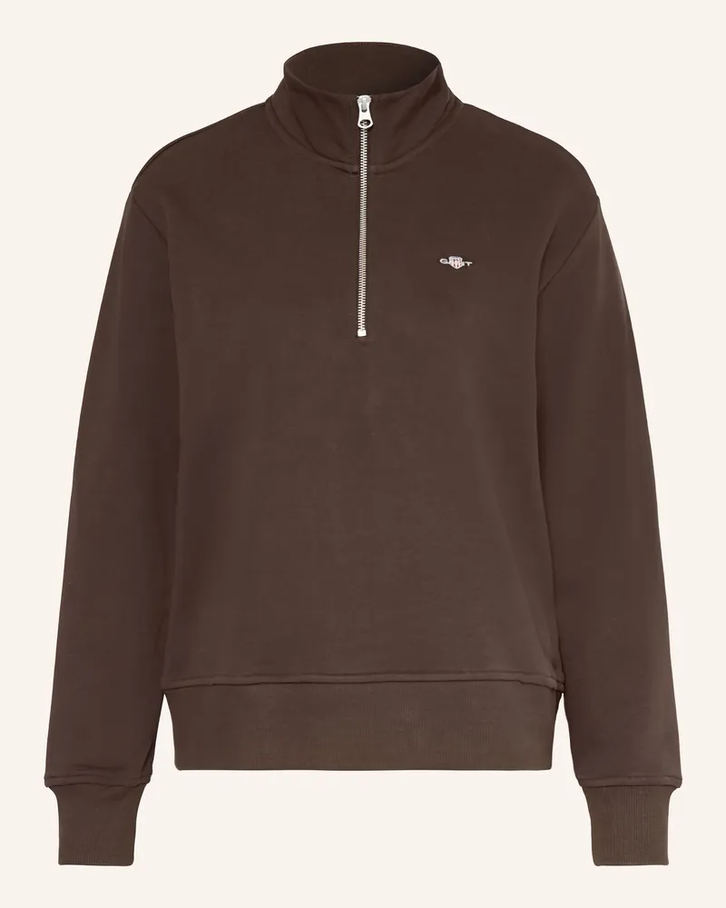Gant Sweat-Troyer Shield braun Dunkelbraun