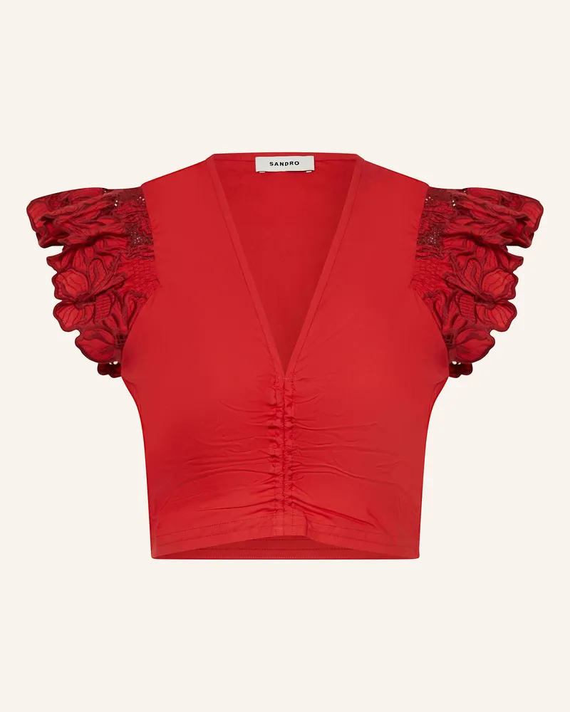Sandro Cropped-Top Rot