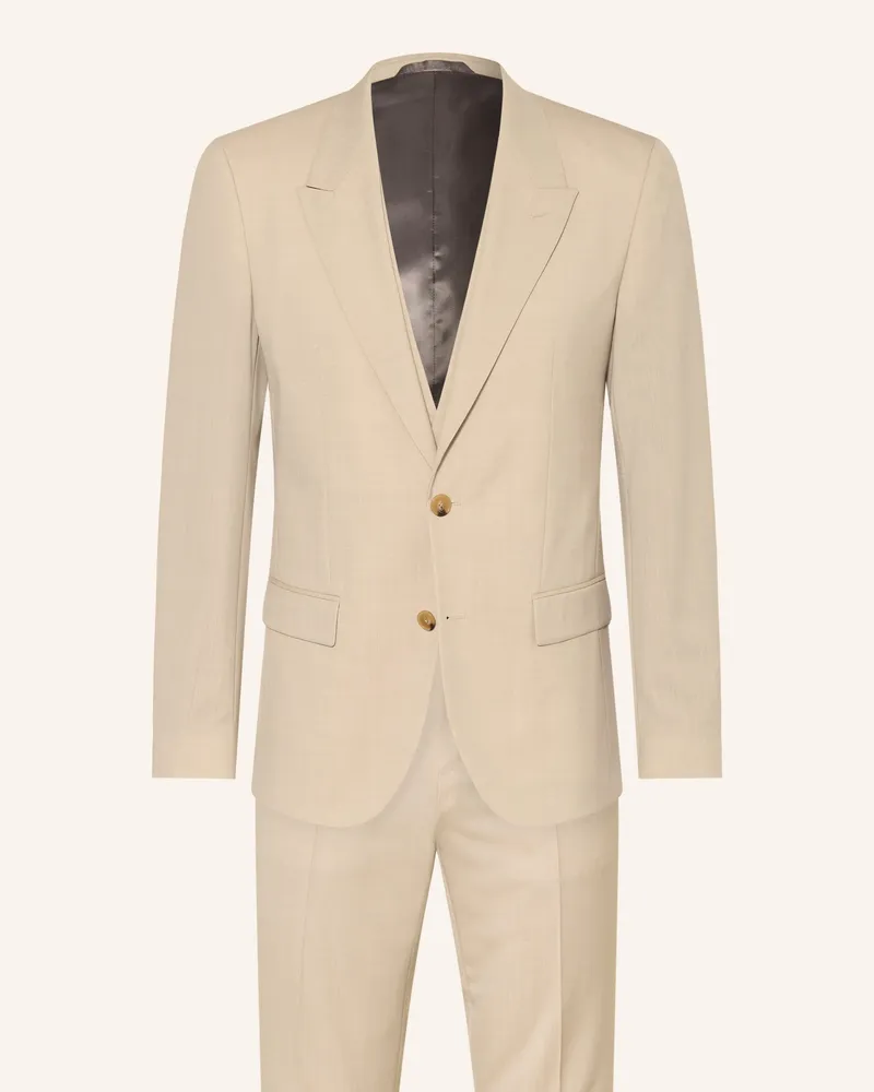 HUGO BOSS Anzug Henry/Getlin Slim Fit beige Beige