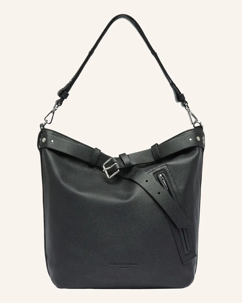 Liebeskind Schultertasche Mit Nieten schwarz Schwarz