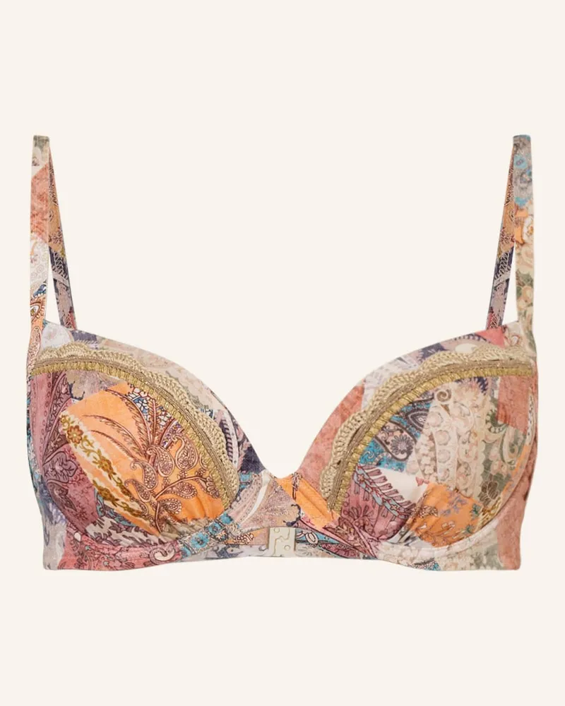 watercult Bügel-Bikini-Top PAISLEY SAVAGE Beige