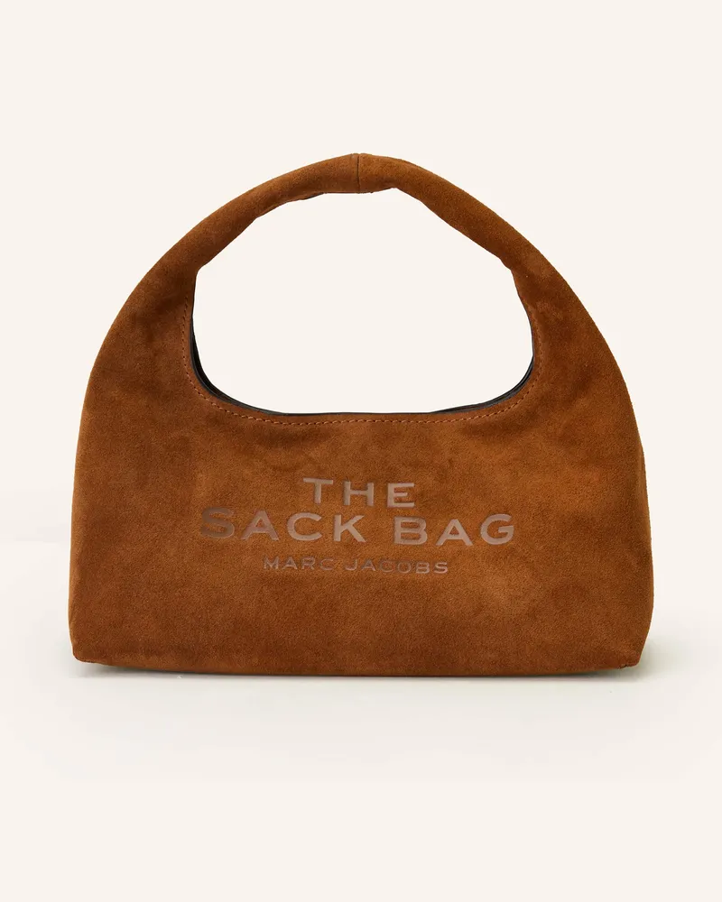 Marc Jacobs Handtasche THE MINI SACK BAG mit Innentasche Cognac