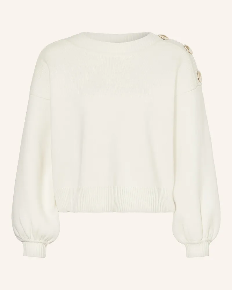 ba&sh Pullover Mateo weiss Ecru