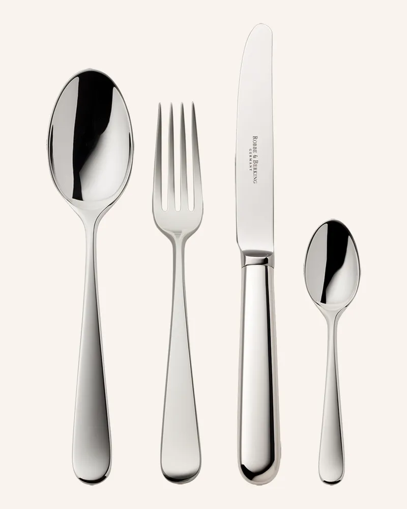ROBBE & BERKING 4-Tlg. Besteckset Dante silber Silber