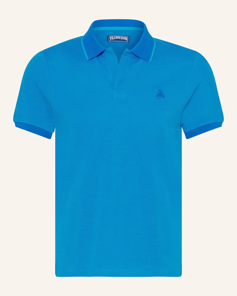Vilebrequin Piqué-Poloshirt Palatin blau Blau