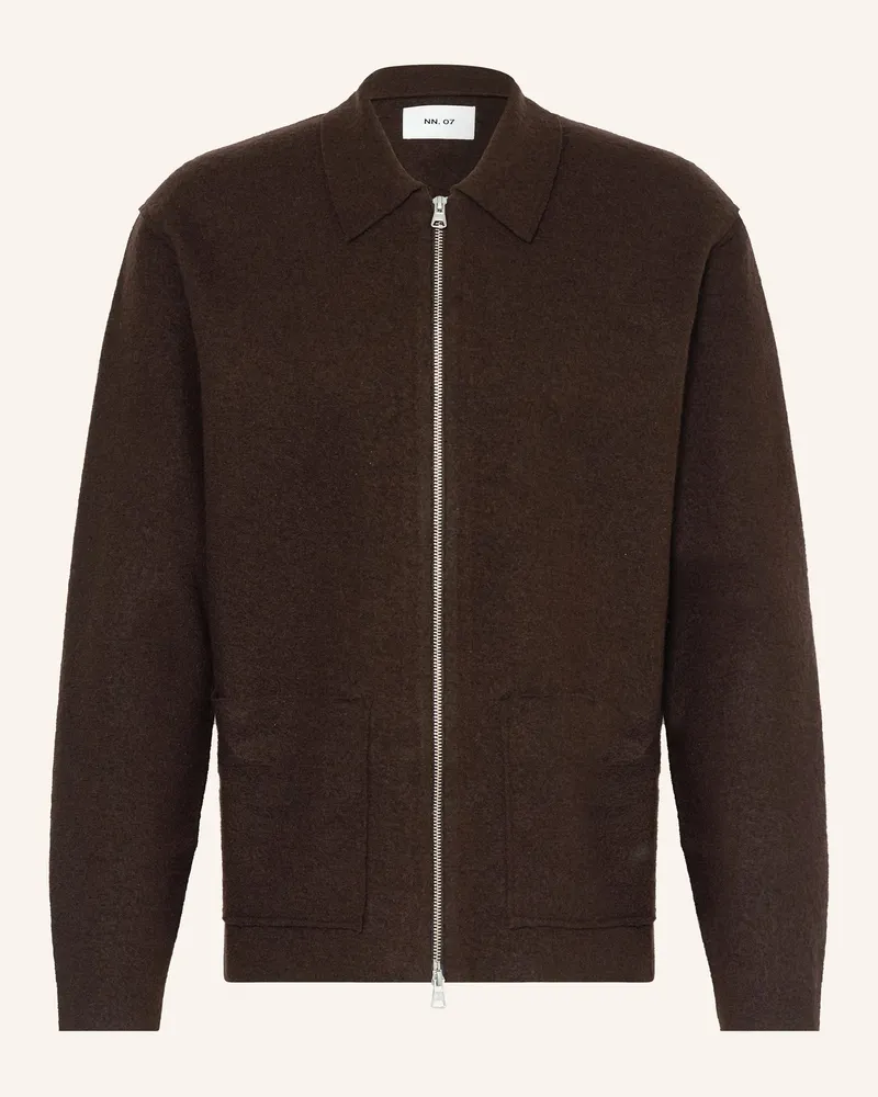NN 07 Strickjacke JONAS Dunkelbraun