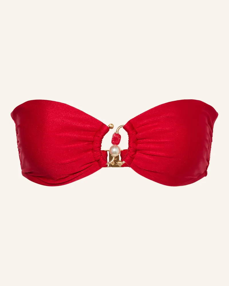 Seafolly Australia Bandeau-Bikini-Top Palermo rot Rot