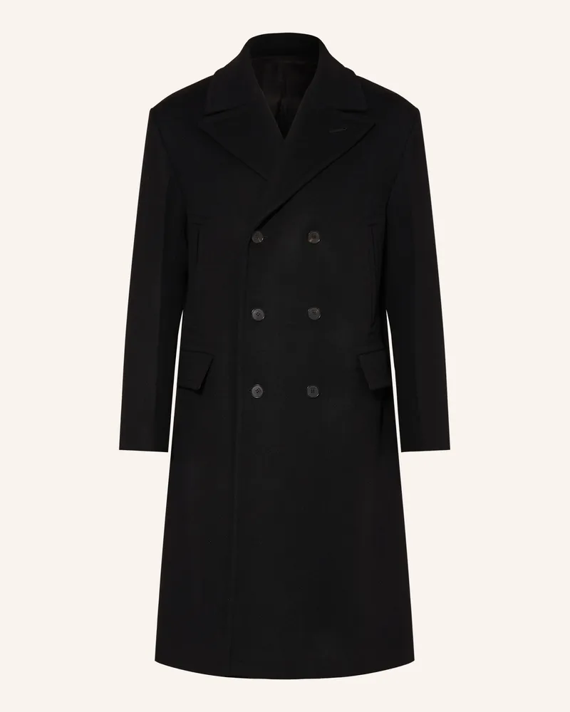 Fendi Wollmantel schwarz Schwarz