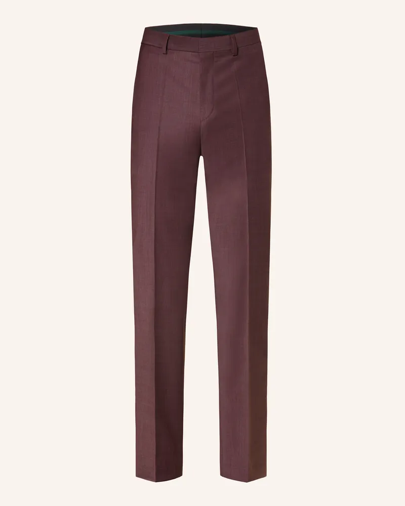 HUGO BOSS Anzughose Hesten Extra Slim Fit rot 602