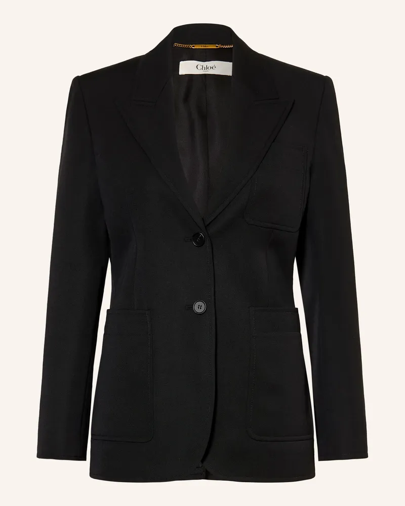 Chloé Blazer schwarz Schwarz
