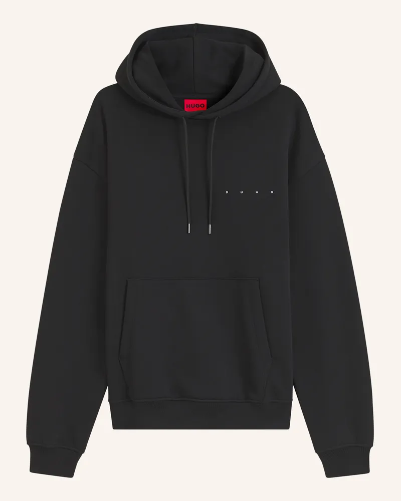 HUGO BOSS Sweatshirt Dikenhood Relaxed Fit schwarz Schwarz