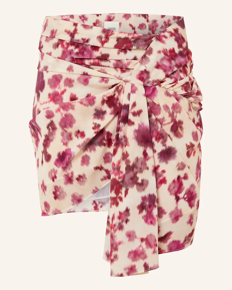 Isabel Marant Seidenrock Ovia rosa Fuchsia