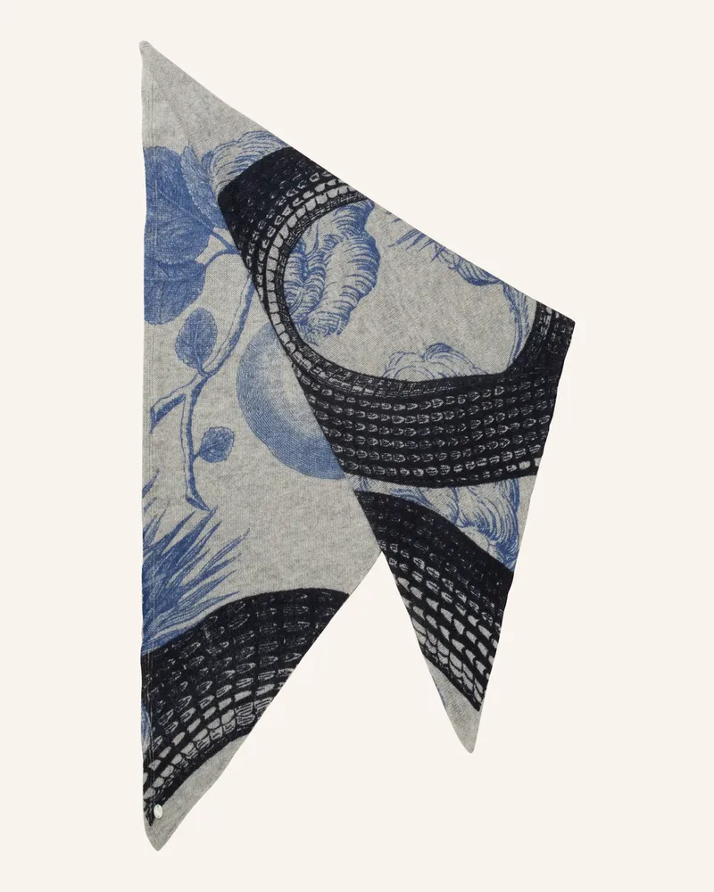 Friendly Hunting Dreieckstuch aus Cashmere Hellgrau