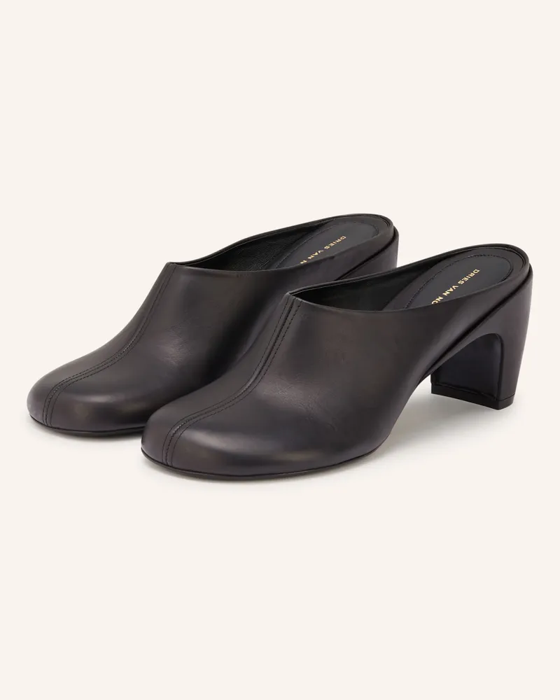 Dries van Noten Mules schwarz Schwarz