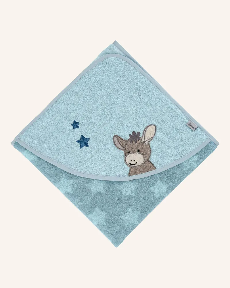 Sterntaler Kapuzenbadetuch 100 x 100 cm Emmi Blau