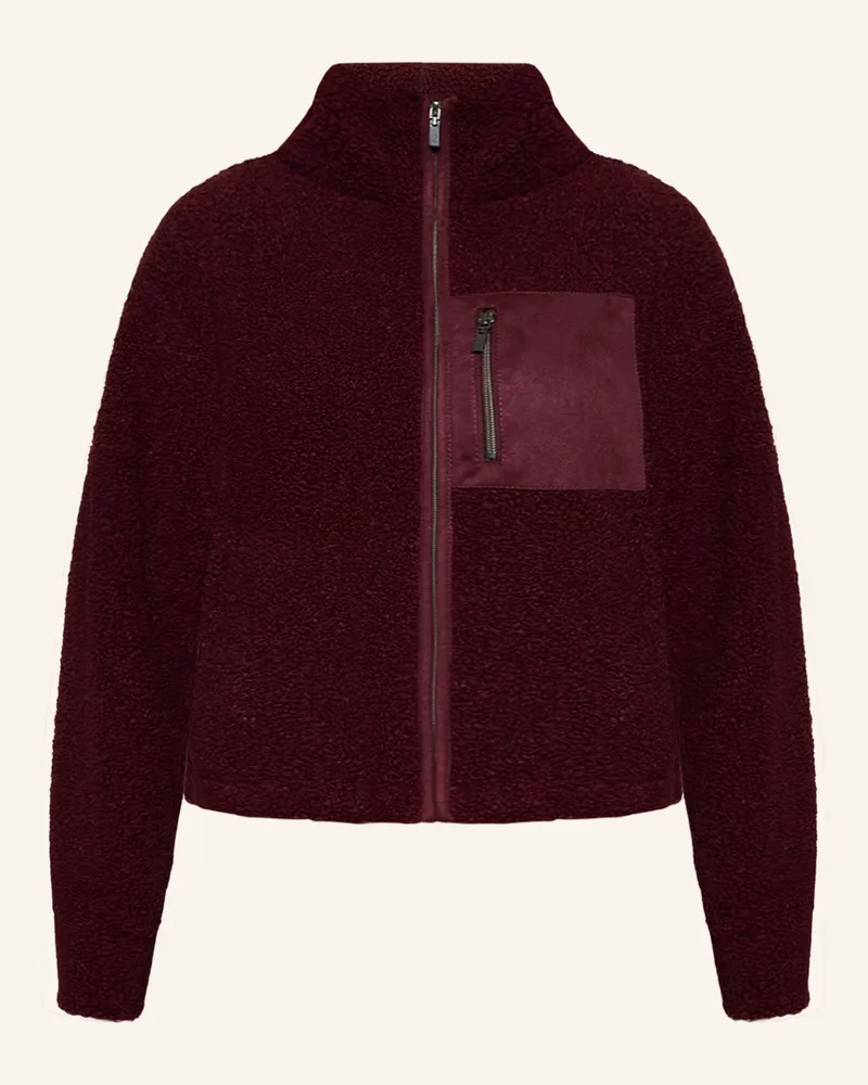 Betty Barclay Sweatshirt-Jacke Mit Reißverschluss rot Dunkelrot