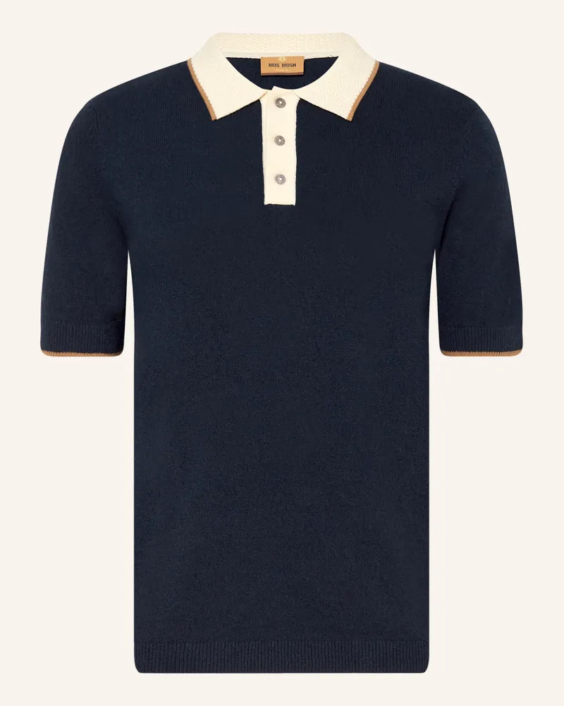 Mos Mosh Strick-Poloshirt Mmgfrancesco Regular Fit blau Dunkelblau