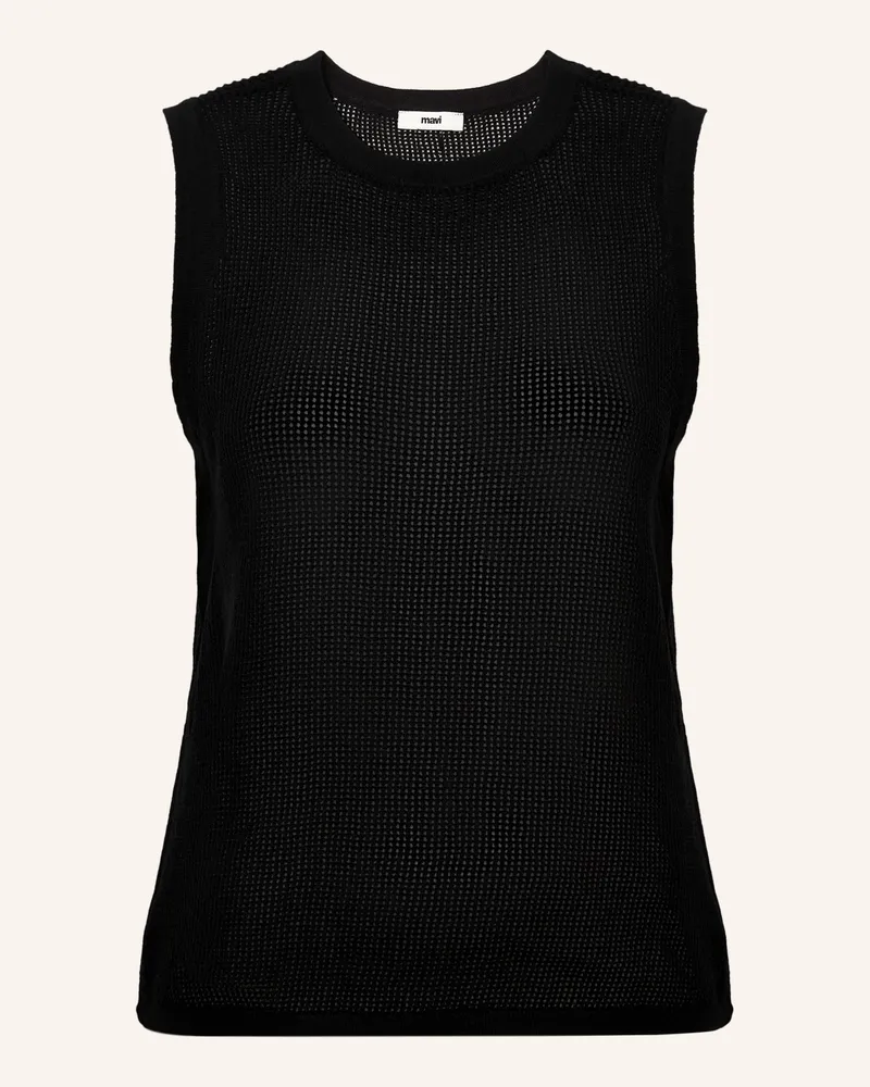 Mavi Jeans Pullunder schwarz Schwarz