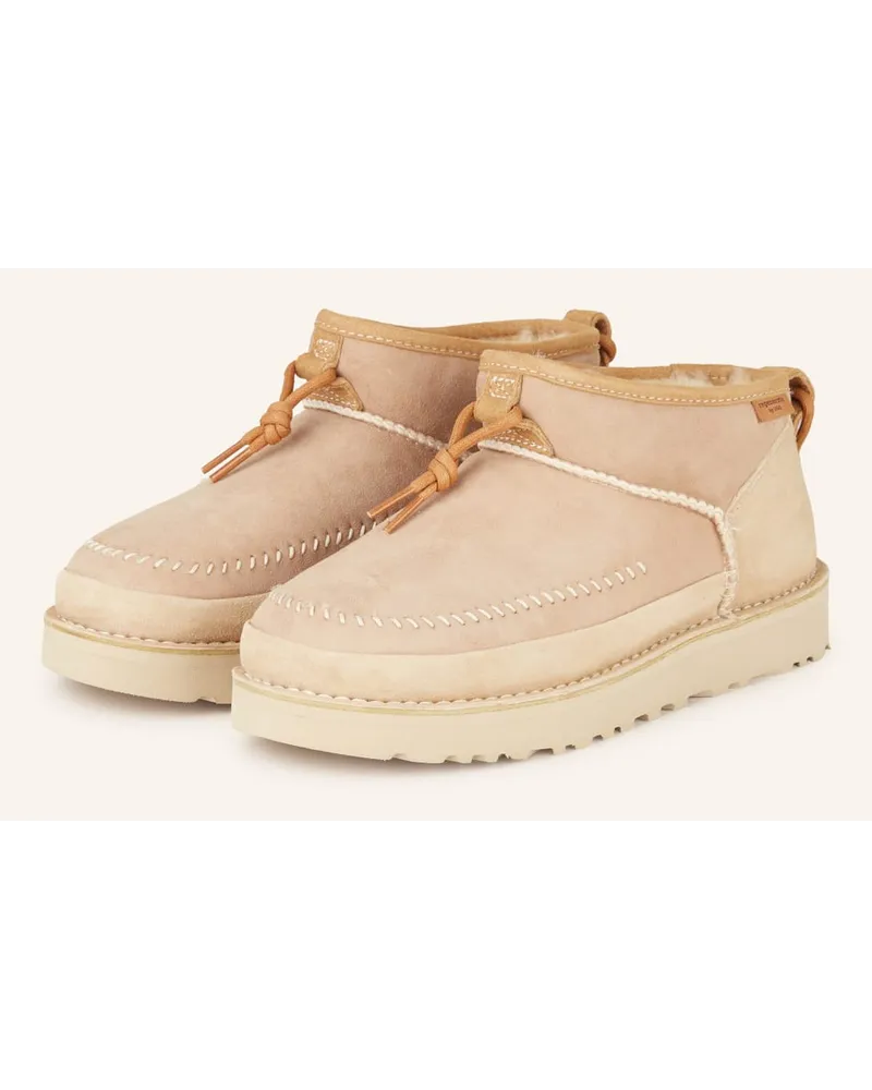 UGG Boots ULTRA MINI CRAFTED REGENERATE Beige