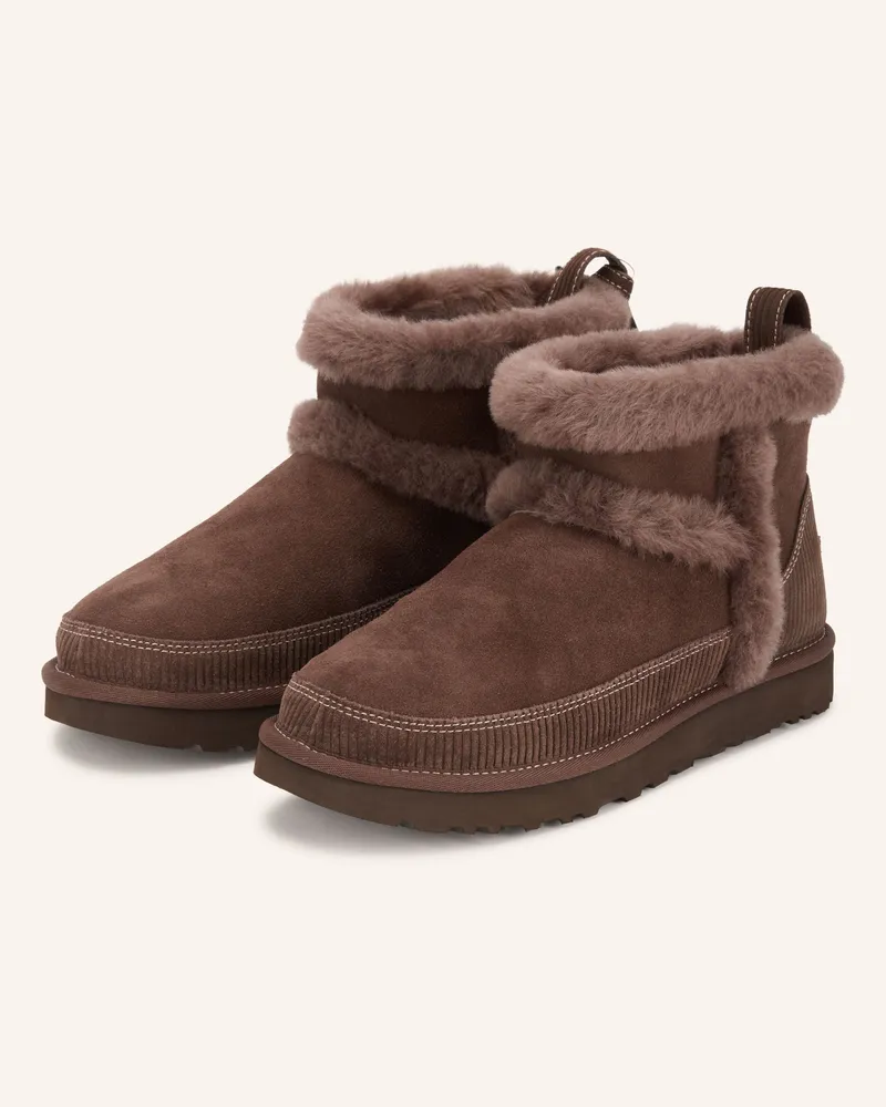 UGG Boots Classic Mini Heritage braun Dunkelbraun